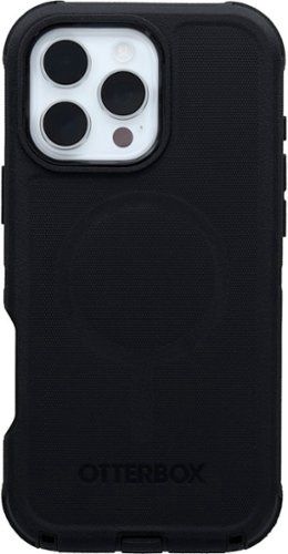 OtterBox - Defender Series Pro Hard Shell for MagSafe for Apple iPhone 16 Pro Max - Black