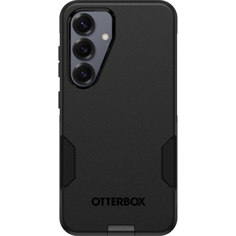 OtterBox Samsung Galaxy S25 Commuter Series Case - Black: Bump-Resistant, Solid Plastic