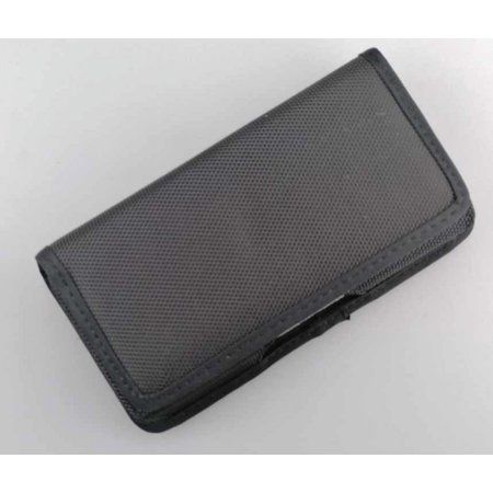 Bulk Packaging Nylon Case with Belt Loop Large Size Black for Phones 5.7-6.3 inch Cases