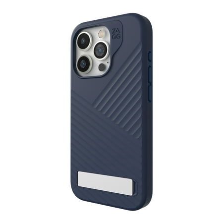 ZAGG Denali Snap iPhone 15 Pro Case with Kickstand for Phone - Drop Protection (16ft/5m) Dual Layer Textured Cell Phone Case for iPhone 15 No-Slip Design MagSafe Phone Case