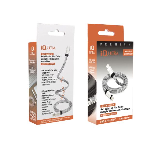 iQ 4.9 ft Self Winding Cable - Type C