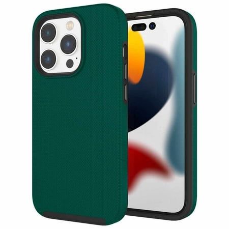 Blu Element Armour 2X Case Green for iPhone 14 Pro Max Cases