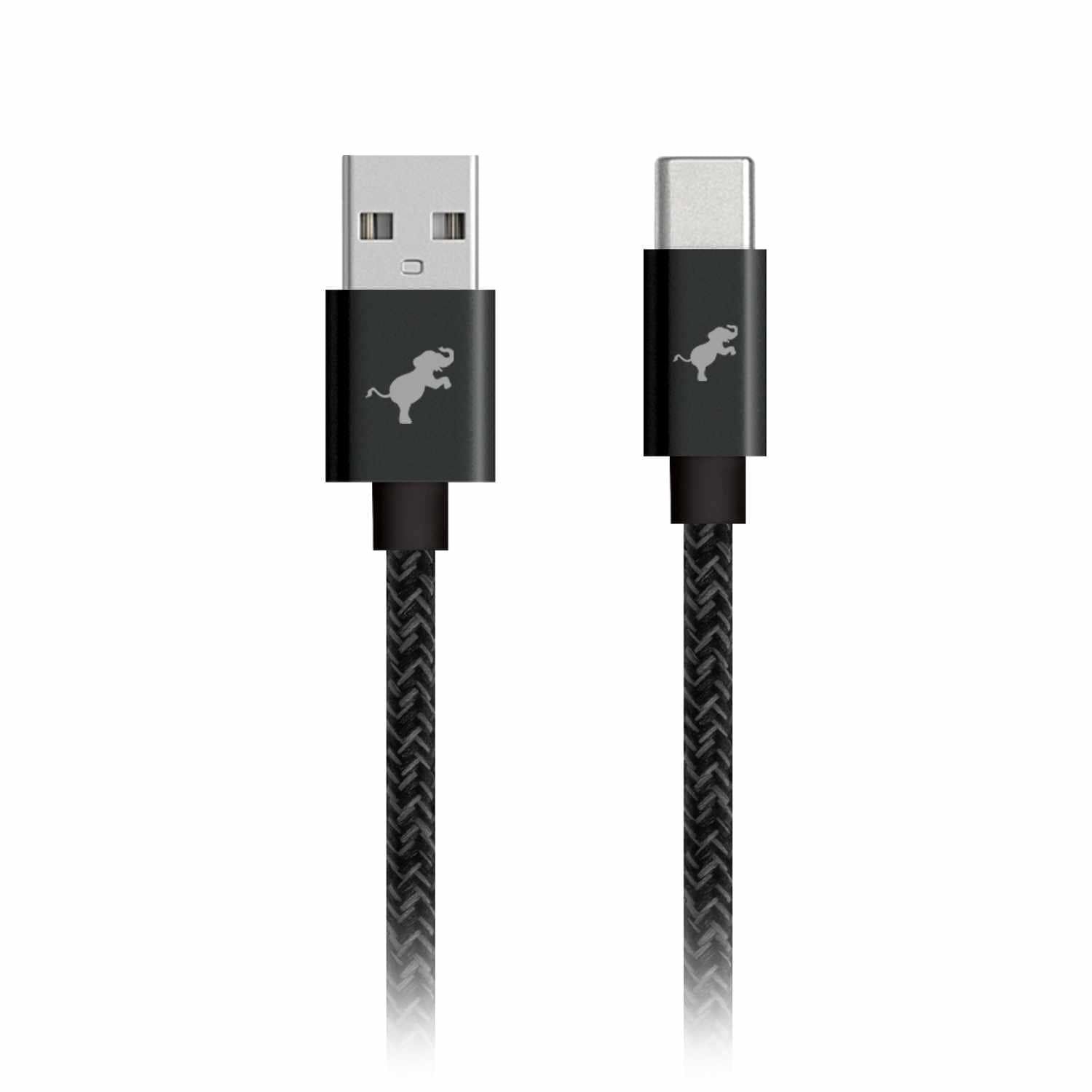 Nimble Powerknit 1 Meter Usb-A To Usb-C Black