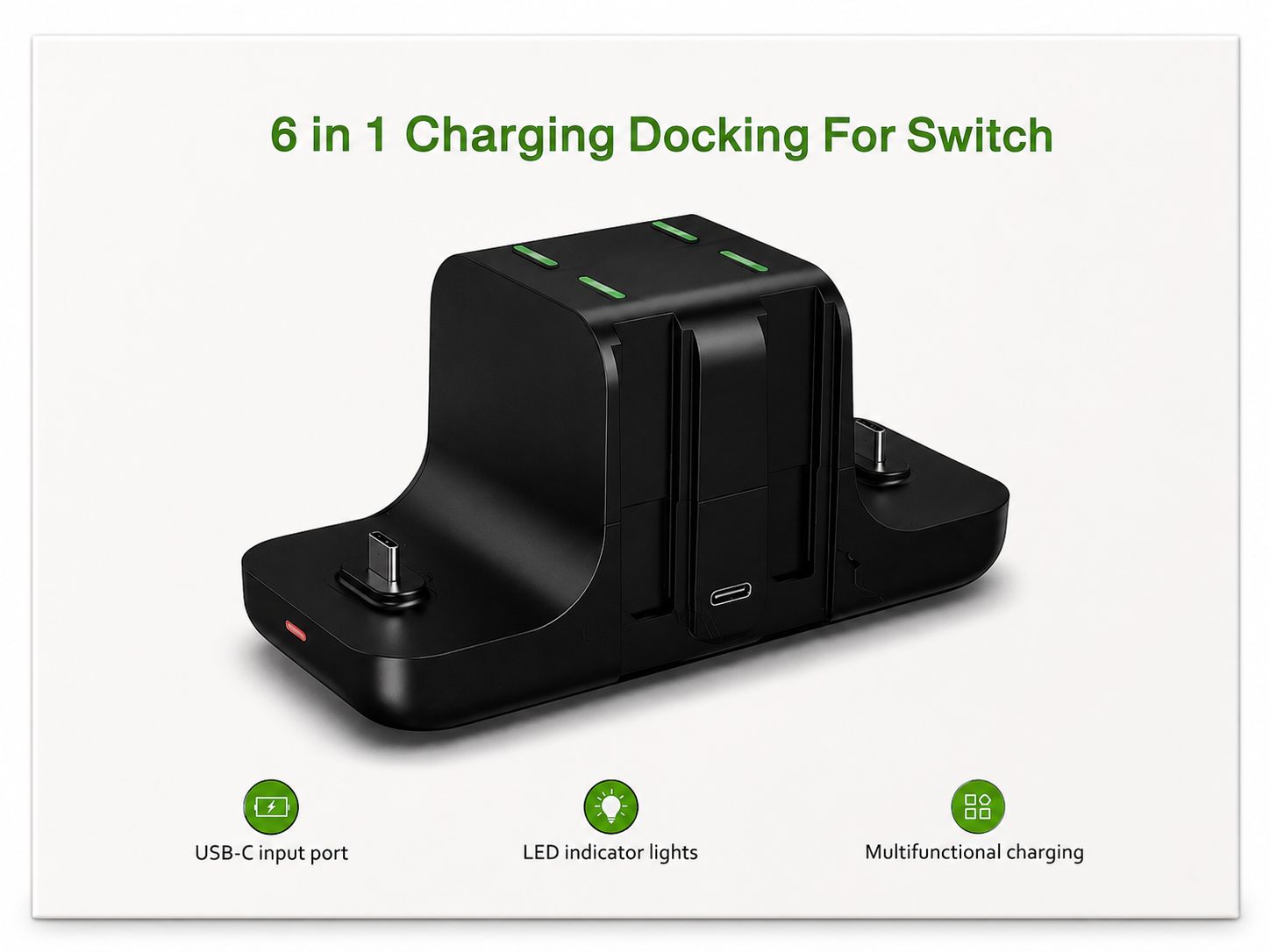 6-in-1 Charging Dock For Switch*