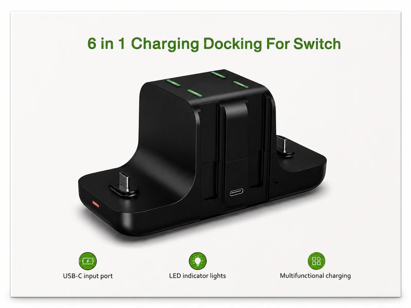 6-in-1 Charging Dock For Switch*