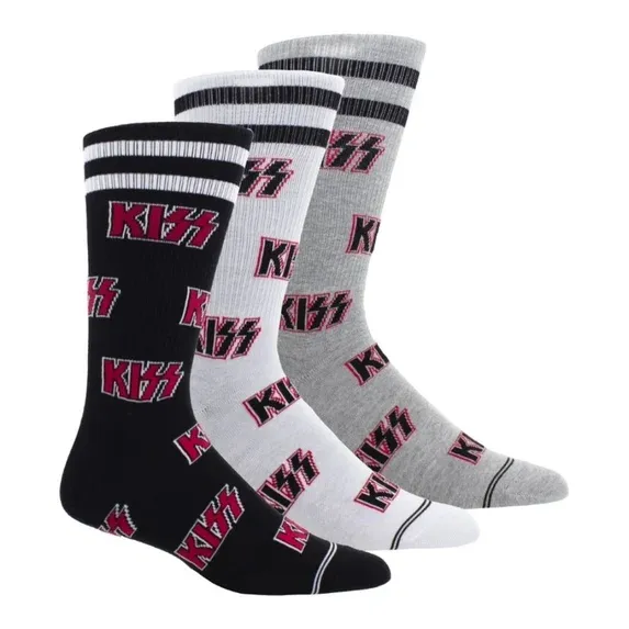 KISS Socks - 3 Pk