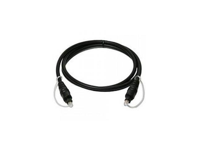 C-TOSLINK-6 - FIBER OPTIC AUDIO CABLE 6FT TOSLINK MALE TO MALE BLACK