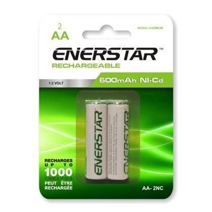 PILE ENERSTAR RECHARGEABLE AA NI-CD; PAQUET DE 2