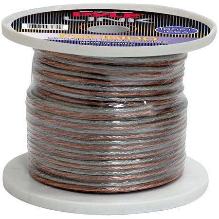 PYLE PSC16100 - 16 Gauge 100 ft. Spool of High Quality Speaker Zip Wire