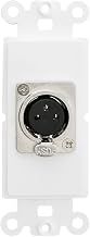 TechCraft XLR Flush Wallplate - Female