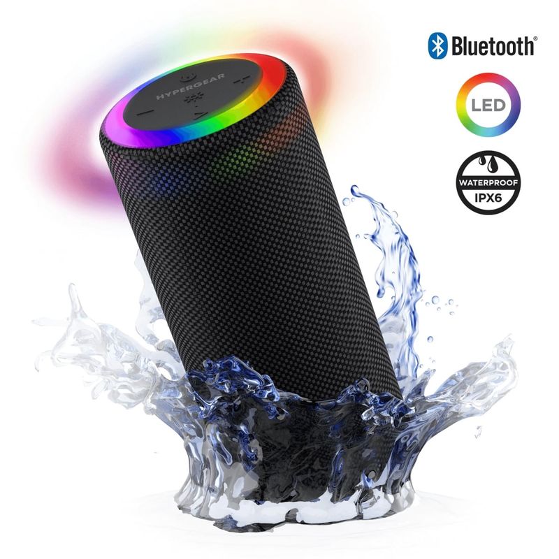 HyperGear Halo XL Wireless LED Speaker Black