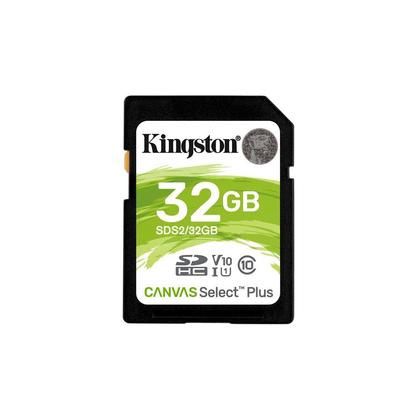 Carte SDHC canvas select plus 100R C10 UHS-I U3 V30 - Kingston - 32GB