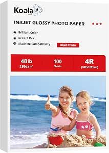 Koala 4x6 Glossy Photo Paper - 100 Sheets