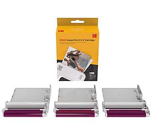 KODAK Instant Print 3 x3 Cartridge 30 Prints Mini Shot Combo