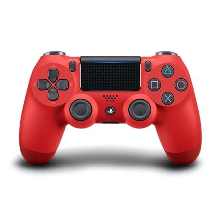 Sony PlayStation 4 DualShock 4 Controller, Magma Red (Bilingual English/ Espanol Packaging), 711719504412