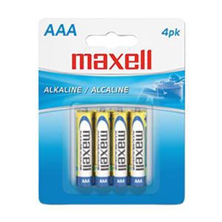 Maxell LR03 4BP AA a 4 Pack Alkaline Batteries