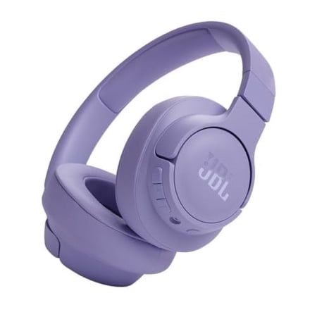 JBL Tune 720BT - Wireless Over-Ear Headphones Pure Bass Sound Bluetooth 5.3 Up to 76H Battery Life and Speed Charge Lightweight Comfortable and Foldable Design (Purple)