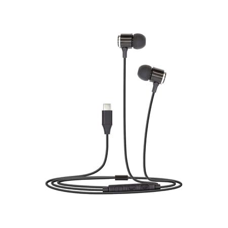 Helix/Retrak Remixd USB-C Earbuds Black Wired Headphones and Earphones