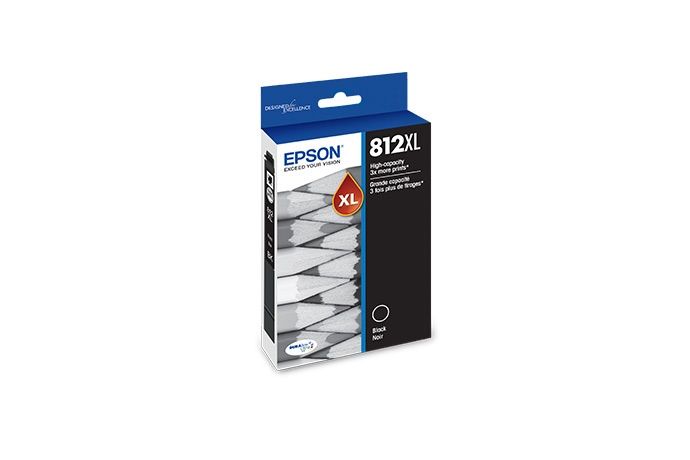 Epson - T812 XL High Yield Ink Cartridge - Black