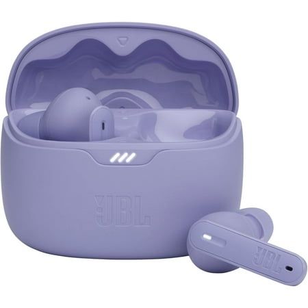 JBL Tune Beam - True Wireless Noise Cancelling with Smart Ambient Earbuds Bluetooth 5.3 4-Mic Technology for Crisp Clear Calls Up to 48 Hours of Battery Life (Purple)