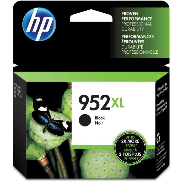 HP 952XL High Yield Black Original Ink Cartridge ~2 000 pages F6U19AN#140