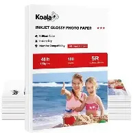 Koala 5x7 Glossy Photo Paper - 100 Sheets