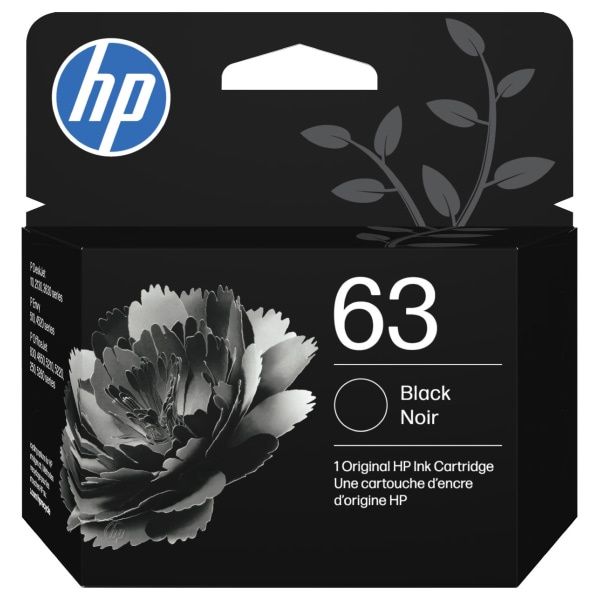 HP - Hp 63 (f6u62an) Black Original Ink Cartridge