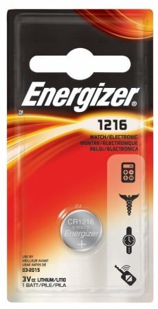 Energizer 1216 Lithium Coin Battery 1 Pack