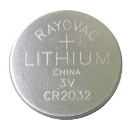 Rayovac CR2032 3V Lithium Coin Cell Battery Compatible With RV2032