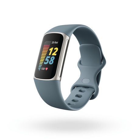 Fitbit® Charge 5 Activity Tracker - Blue Steel/Platinum - S/L