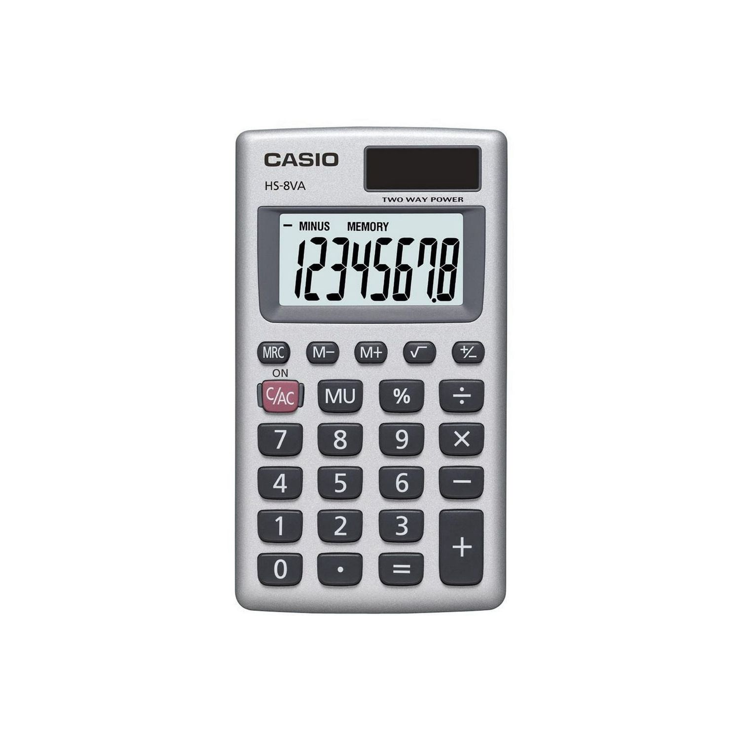 Casio Canada Ltd Casio Hs-8va Basic Pocket Calculator 2-1/4" X 4" X 5/16"