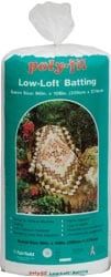 Poly-Fil® Low-Loft® 100% Polyester Batting by Fairfield™ 81 x 96 Precut