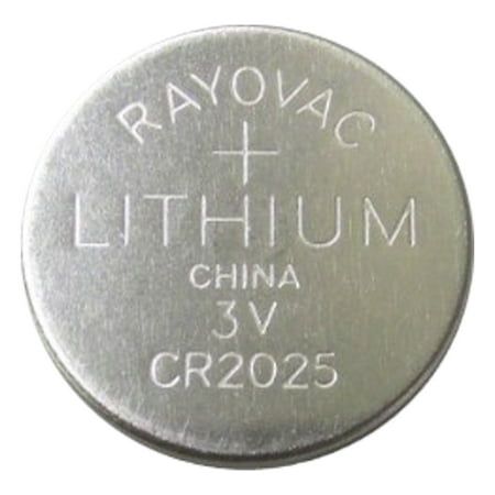 Rayovac CR2025 3V Lithium Coin Cell Battery Replaces RV2025 FAST USA SHIP