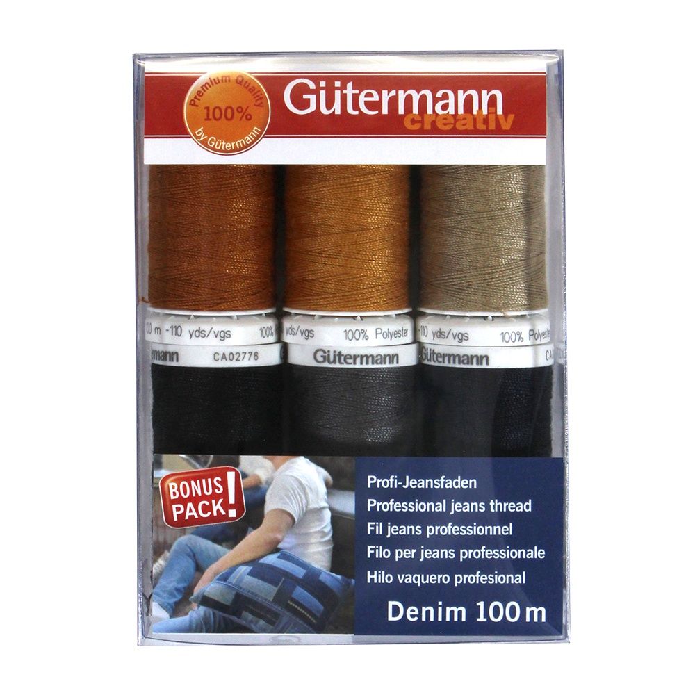 Guttermann Denim 6 Spool Set - 100m