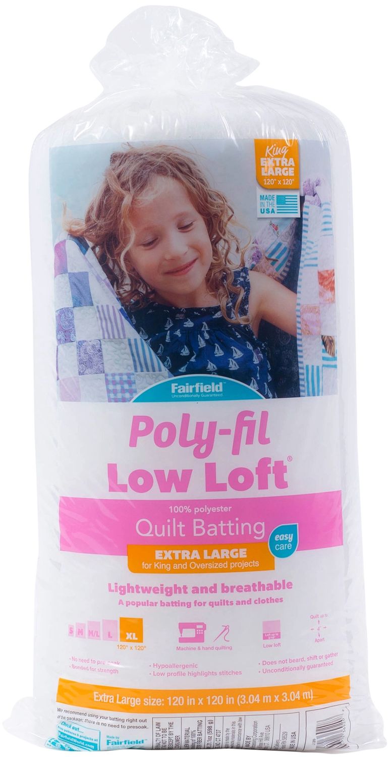Poly-Fil®Low-Loft® Batting 120 X 120