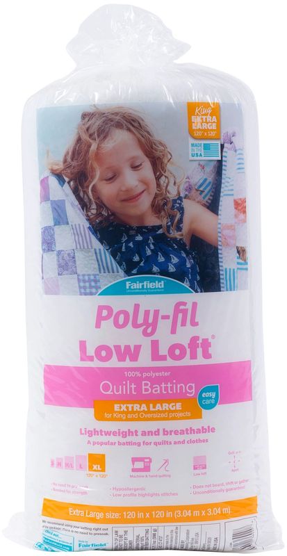 Poly-Fil®Low-Loft® Batting 120 X 120