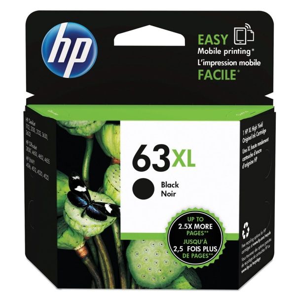 HP - Hp 63xl (f6u64an) High Yield Black Original Ink Cartridge