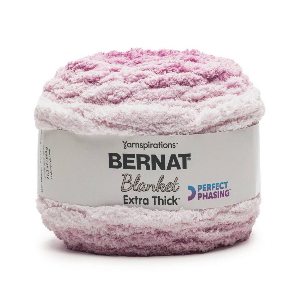 Bernat Blanket Extra Thick Perfect Phasing - Fuchsia
