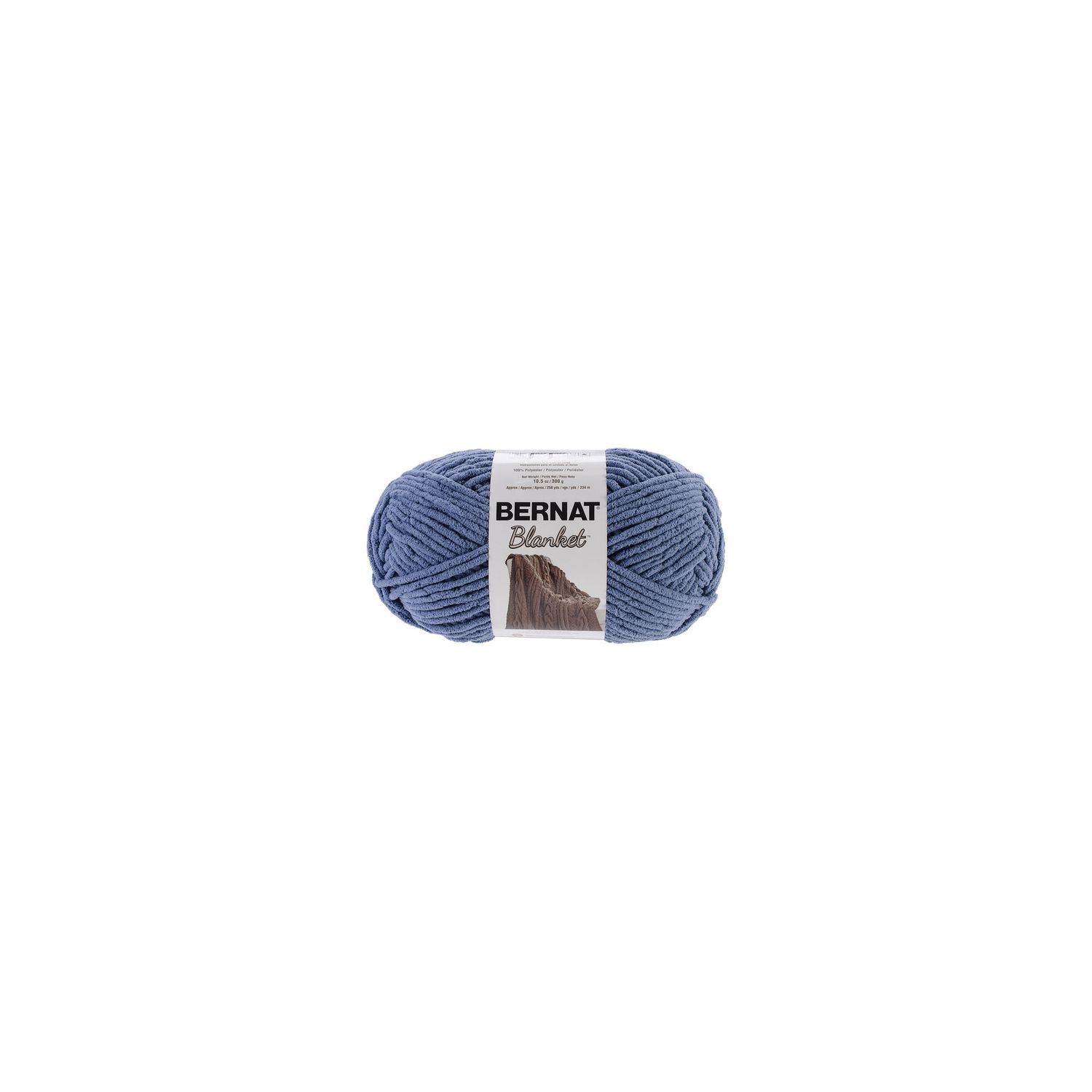 Bernat® Blanket™ #6 Super Bulky Polyester Yarn Country Blue 10.5oz/300g 220 Yards