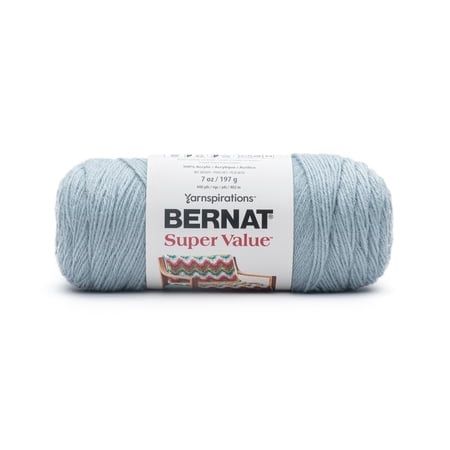 Bernat Super Value Solid Yarn-Cornflower