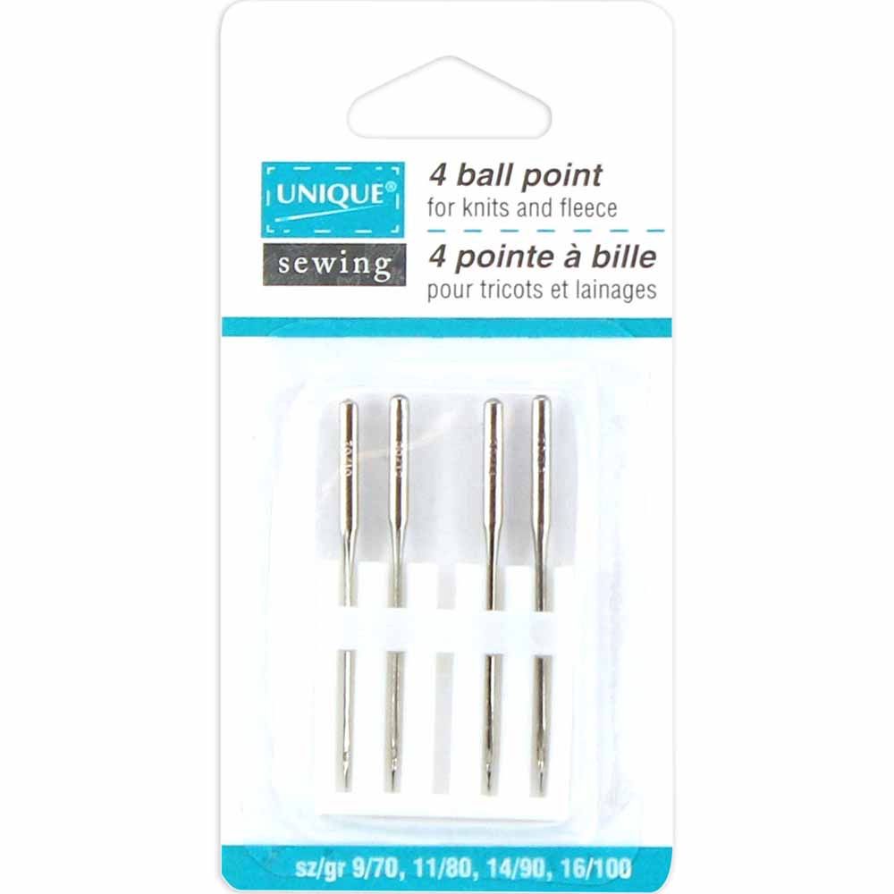 Unique Ball Point Needles - 4 Pk