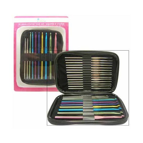 love knitting 24 Pc Crochet Hook Set*