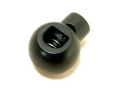 Black Round Cordlock - 2 Pk