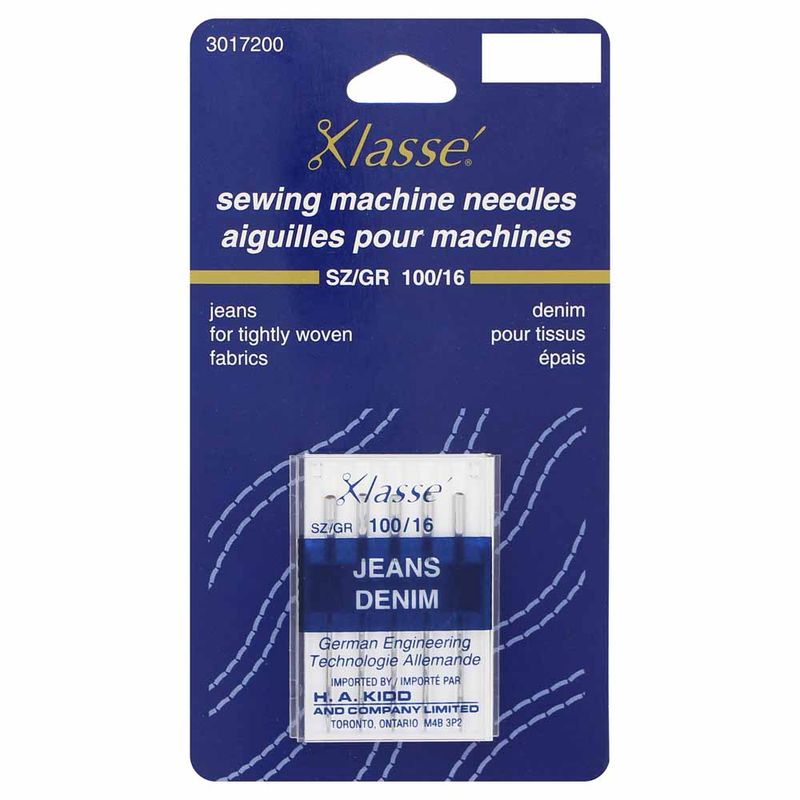 Klasse Jeans Needles 100/16 - 5 Pk