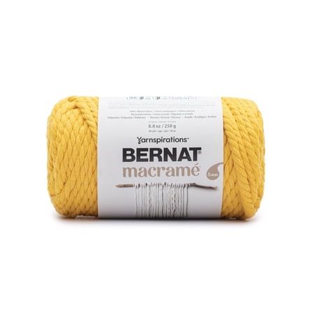 Spinrite Bernat Macrame Yarn-Sunshine