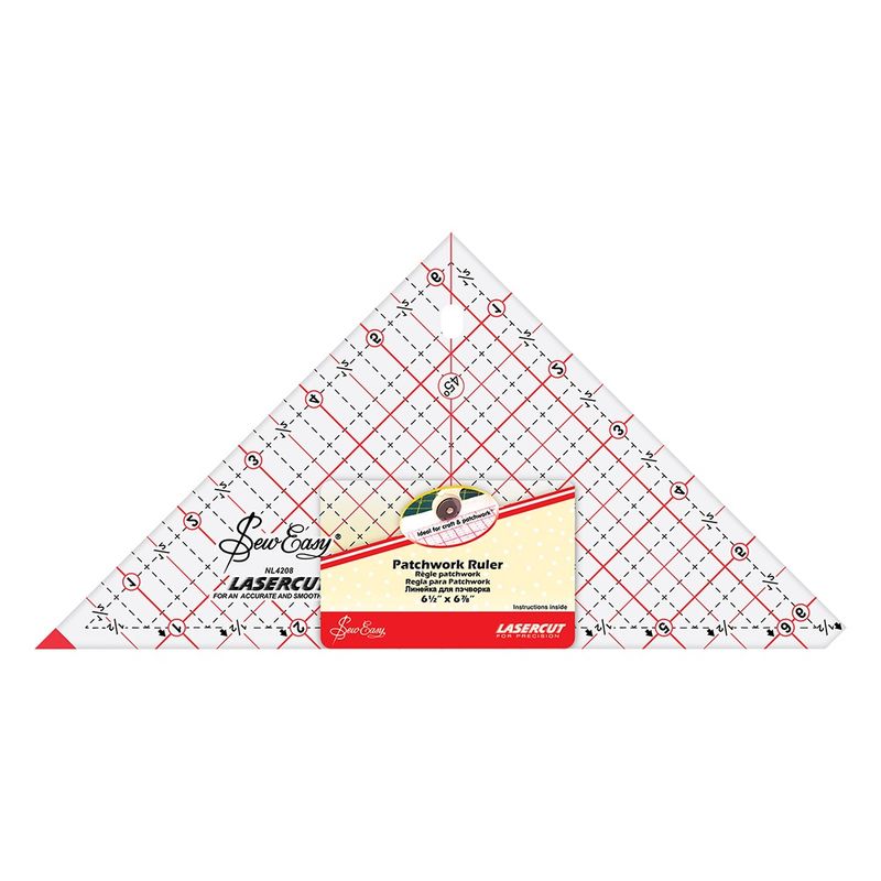 Sew Easy 90 Degree Triangle Ruler - 6 1/2" x 6 7/8" *