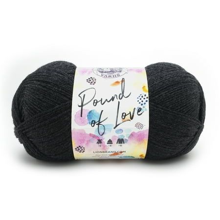 Lion Brand Pound of Love - Charcoal
