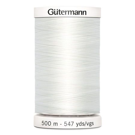 Gutermann Sew-All Polyester White Thread 547 yd.