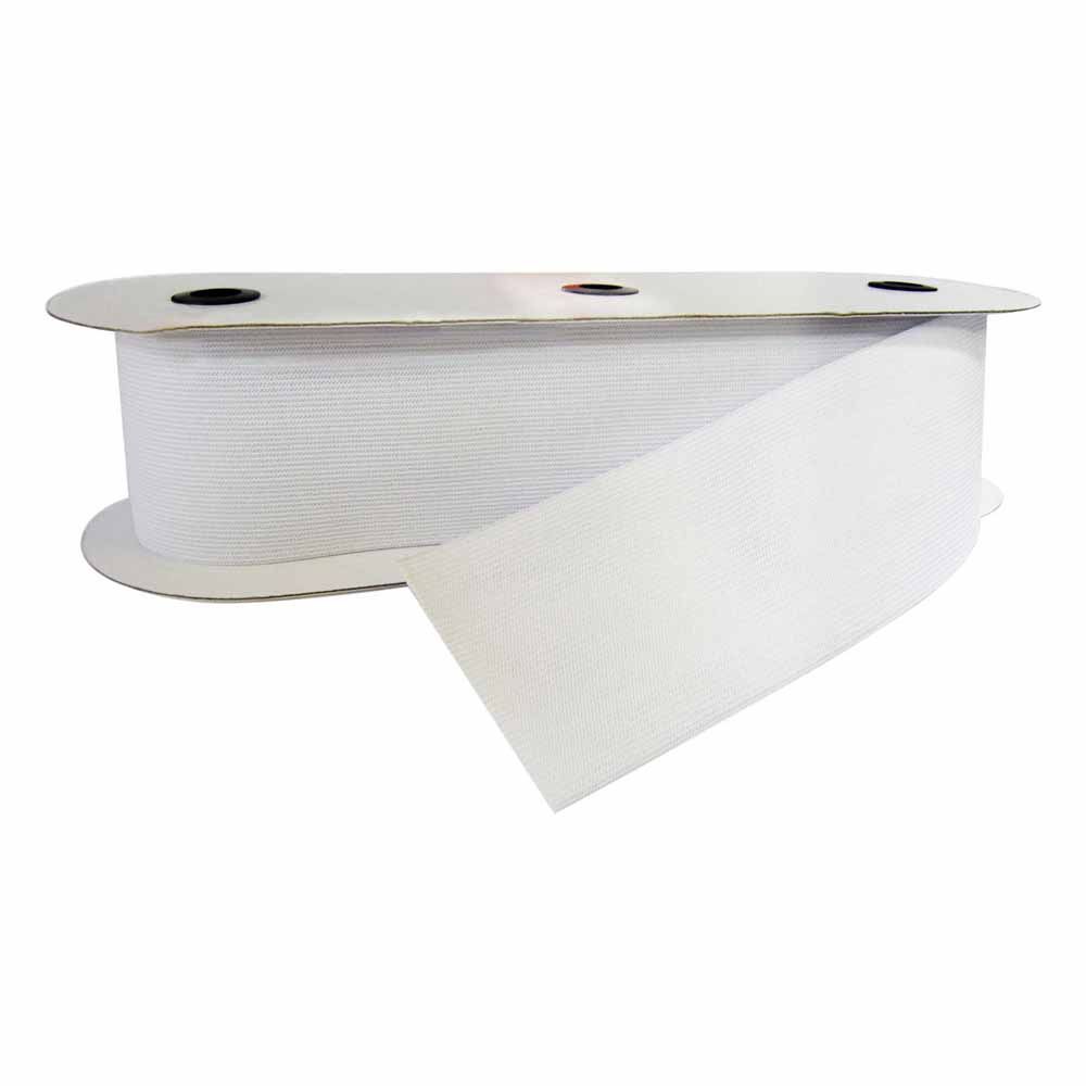 2" Elastic - White