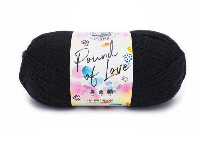 Lion Brand Pound of Love - Black